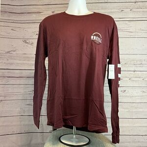O'Neill Men's Burgundy Long Sleeve Tee